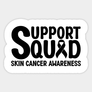 Support Squad Skin Cancer Awareness Sticker